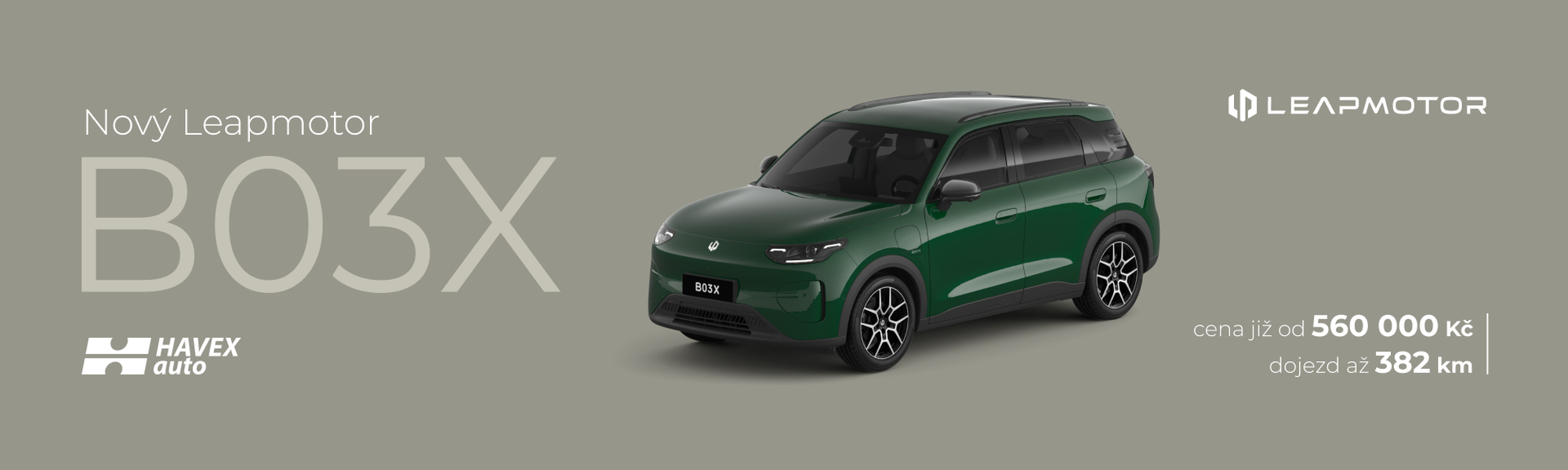 Nový Leapmotor B03X: elektrický crossover, který vás překvapí