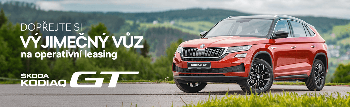 Akční nabídka vozů Škoda Kodiaq GT na operativní leasing