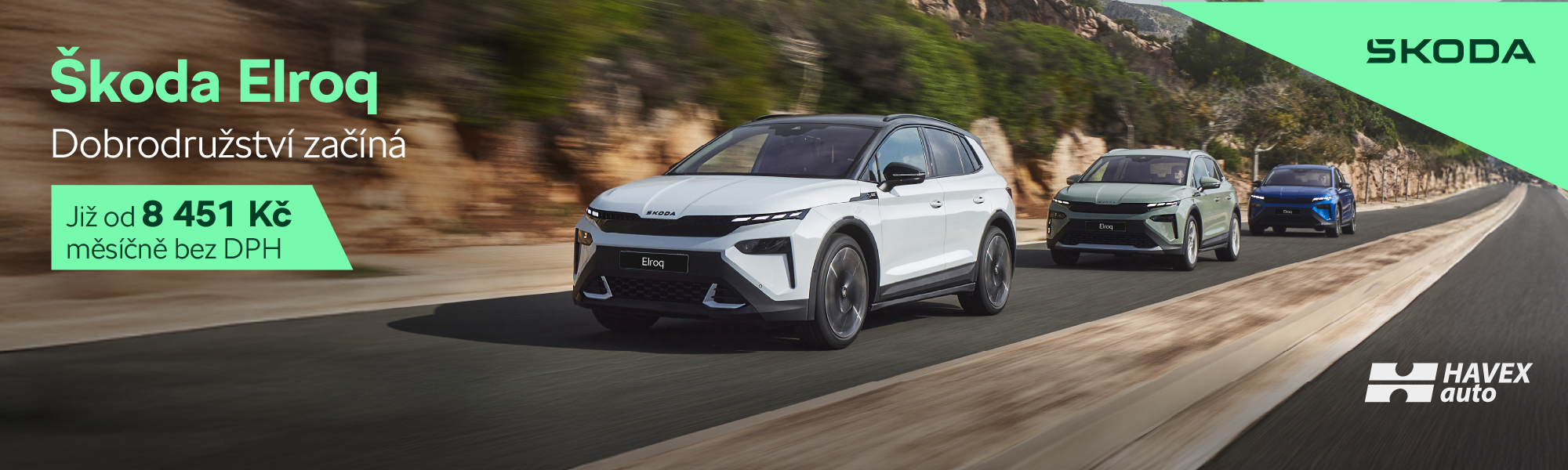 Škoda Elroq na operativní leasing – Budoucnost mobility v moderním stylu!