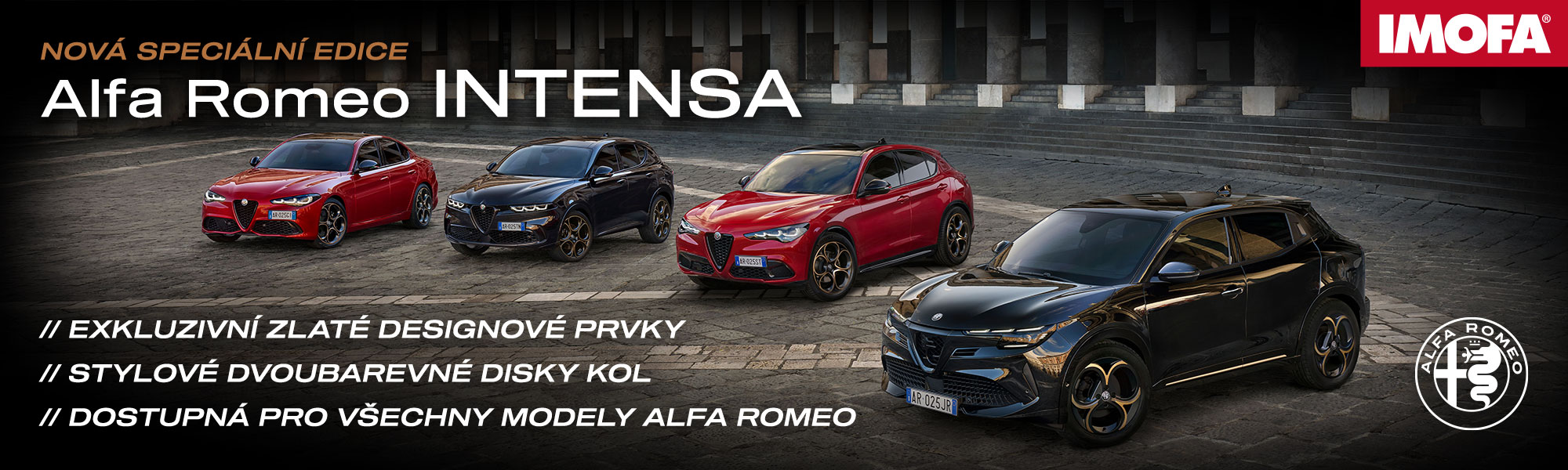 Nová speciální edice Intensa pro vozy Alfa Romeo