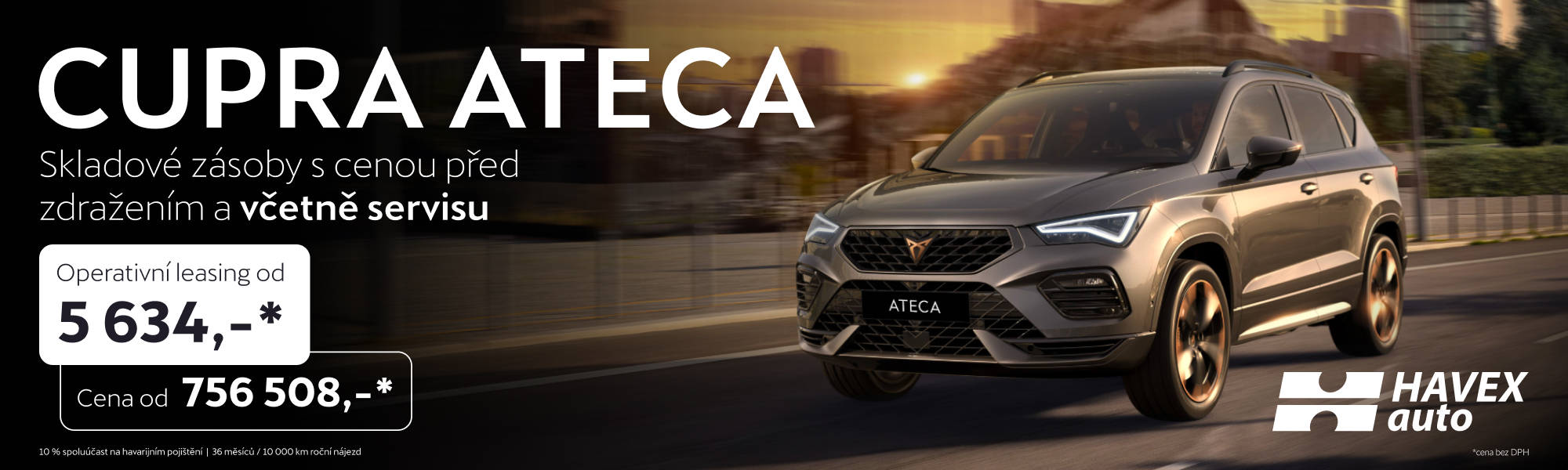 CUPRA Ateca – Vaše šance získat sportovní SUV za skvělou cenu ještě před zdražením! 