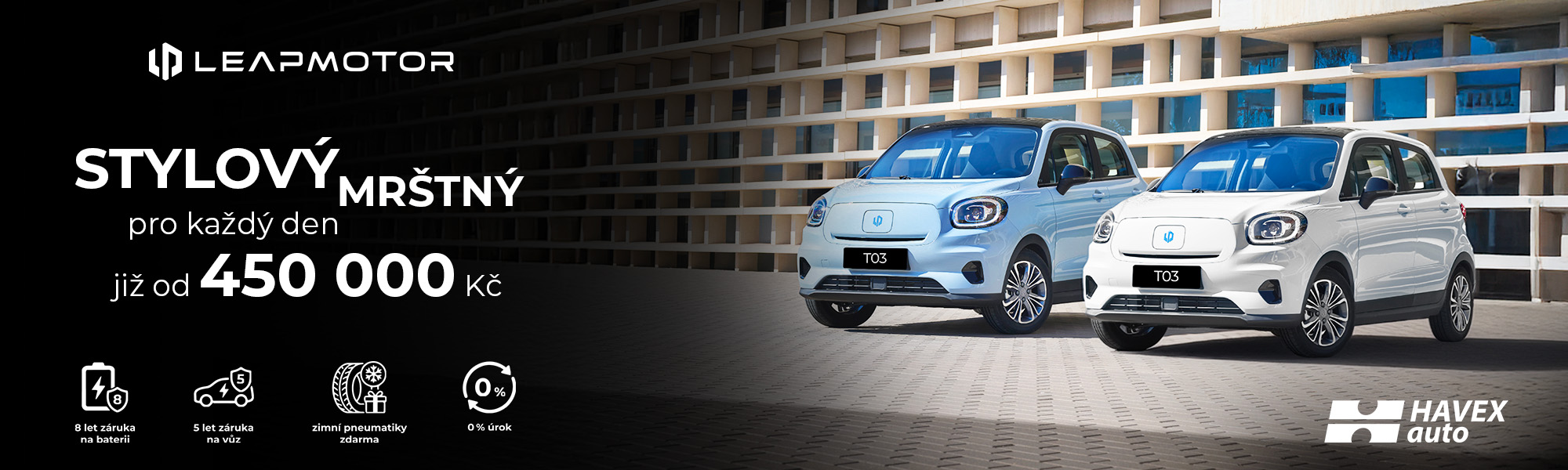 Proč je
právě teď nejlepší čas pořídit si Leapmotor T03?