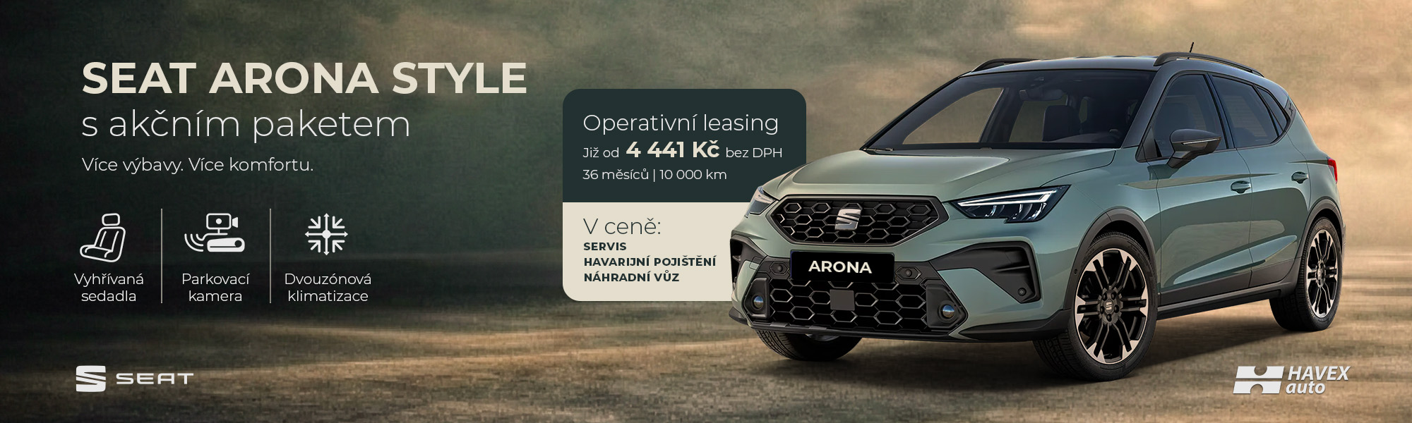 SEAT Arona Style s akčním paketem