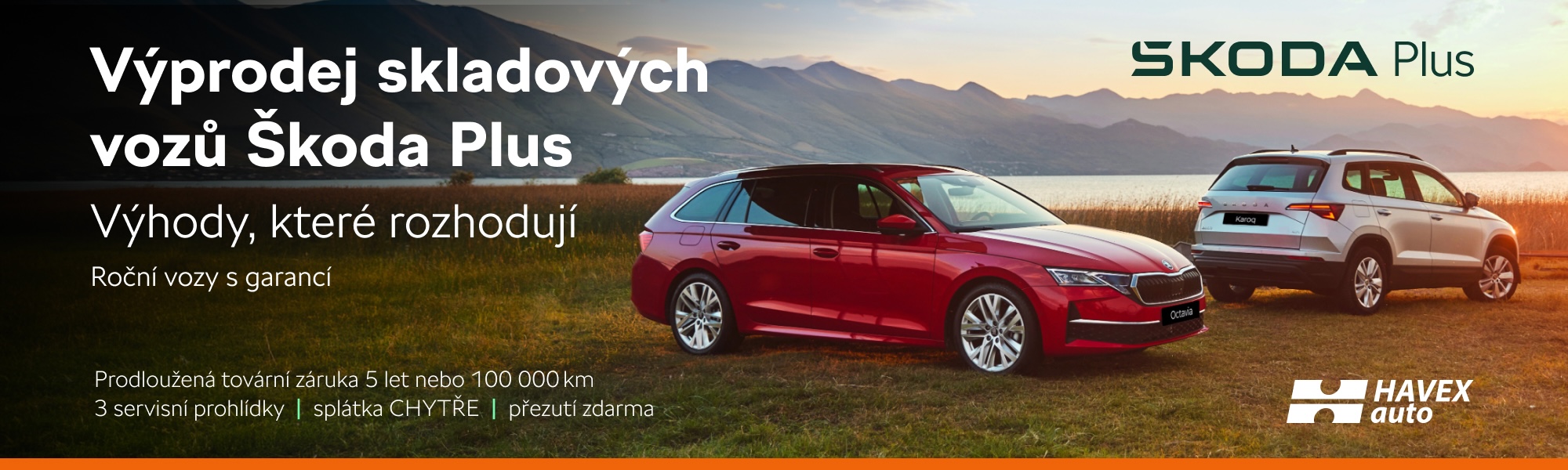 Výprodej skladových vozů Škoda Plus