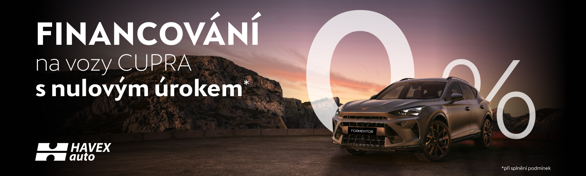 Financování vozů CUPRA s úrokem od 0 %!