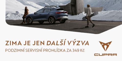 Zima je jen další výzva, kterou snadno zvládnete s podporou našeho autorizovaného servisu CUPRA.