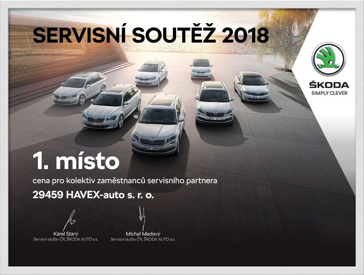 Škoda servisní solutěž 2018