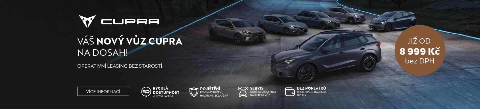 Operativní leasing CUPRA