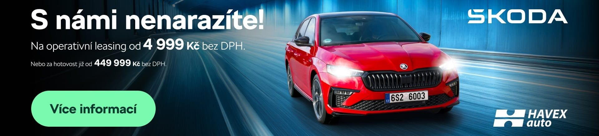 Operativní leasing Škoda Scala | HAVEX-auto s.r.o.