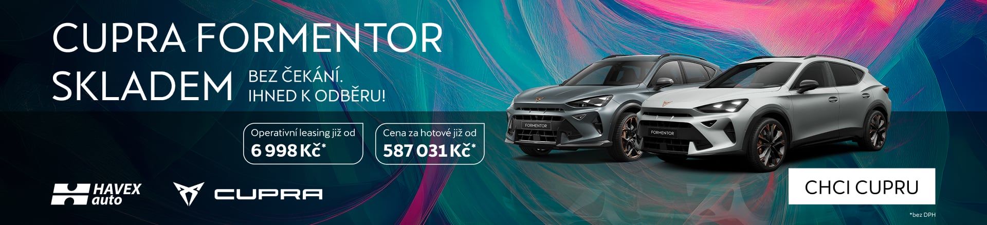 MEGA AKCE na skladové vozy CUPRA Formentor! | HAVEX-auto s.r.o.