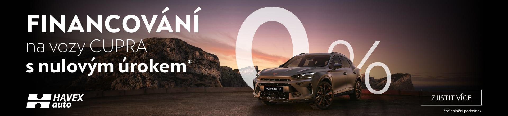 Financování vozů CUPRA s úrokem od 0 %! | HAVEX-auto s.r.o.