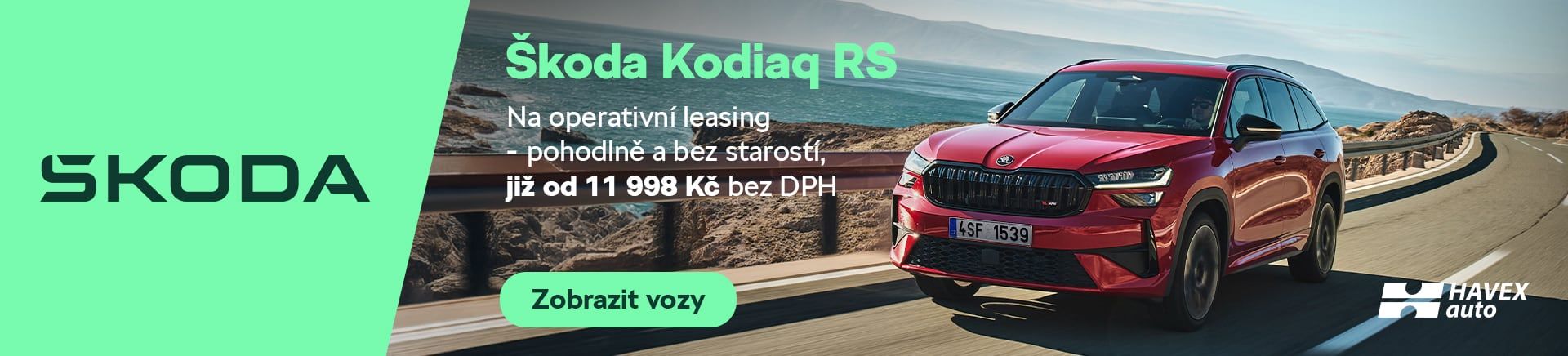 Výkon, který vás ohromí! Kodiaq RS již od 11 998 Kč bez DPH | HAVEX-auto s.r.o.