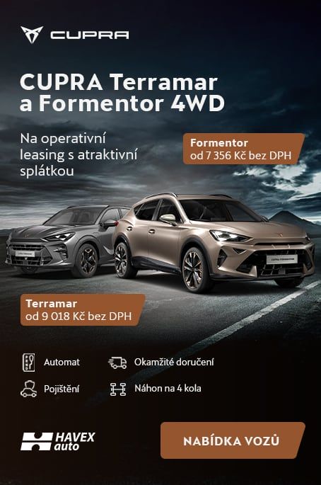 CUPRA Formentor a Terramar – Luxusní 4WD za akční splátku, která vás dostane! | HAVEX-auto s.r.o.
