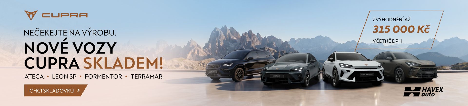 Skladové vozy Cupra | HAVEX-auto s.r.o.