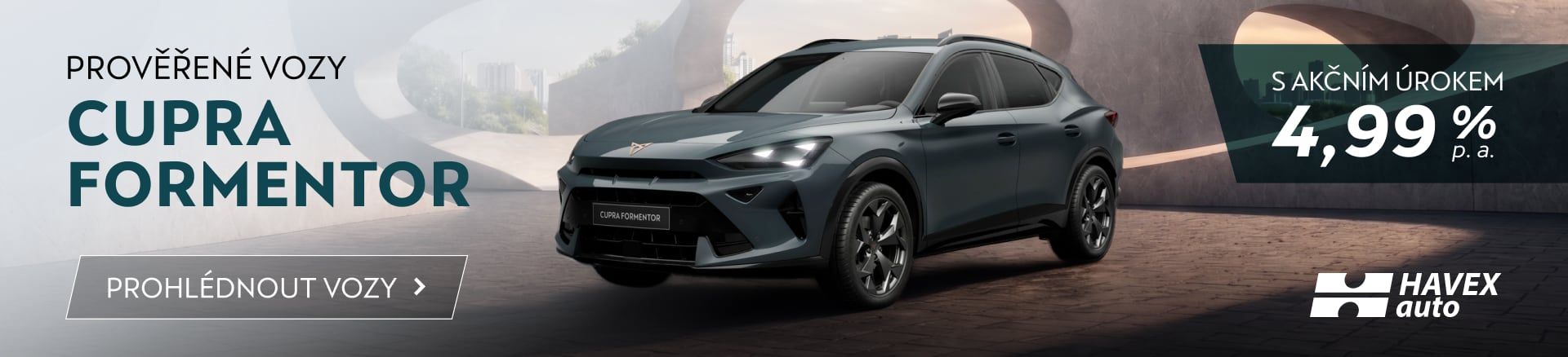 Cupra Formentor ojeté vozy | HAVEX-auto s.r.o.