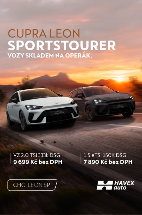  CUPRA Leon Sportstourer na operativní leasing již od 7 890 Kč bez DPH - VOZY SKLADEM | HAVEX-auto s.r.o.