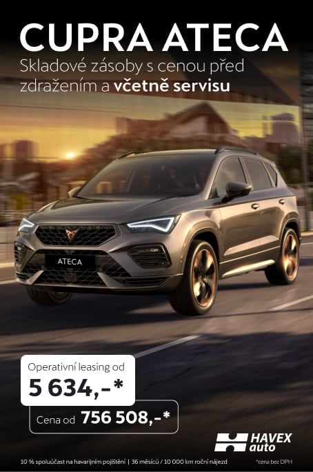 CUPRA Ateca – Vaše šance získat sportovní SUV za skvělou cenu ještě před zdražením! | HAVEX-auto s.r.o.